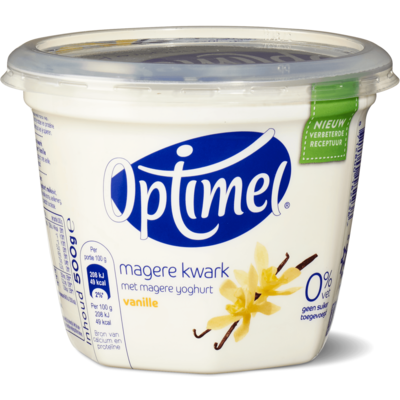 Optimel kwark vanille 0% vet