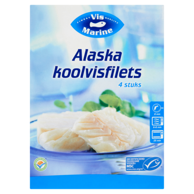 Vismarine Koolvisfilet 4x 100 gram