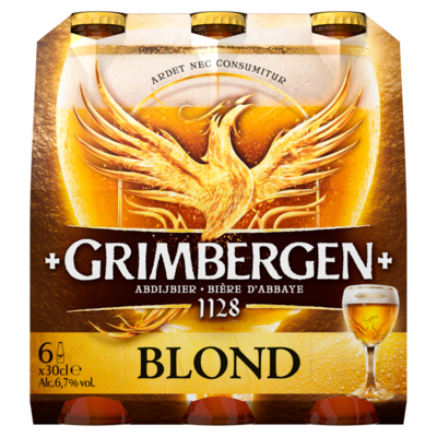 Grimbergen Blond Flessen 6 x 30 cl