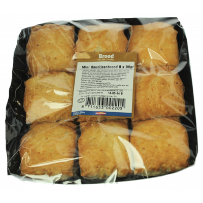 Jan Linders Mini saucijzenbroodjes 9 stuks