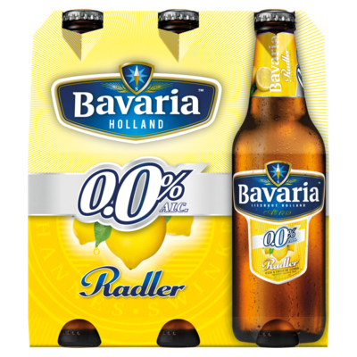 Bavaria 0.0% Radler Citroen Alcoholvrij Bier 6 x 30 cl