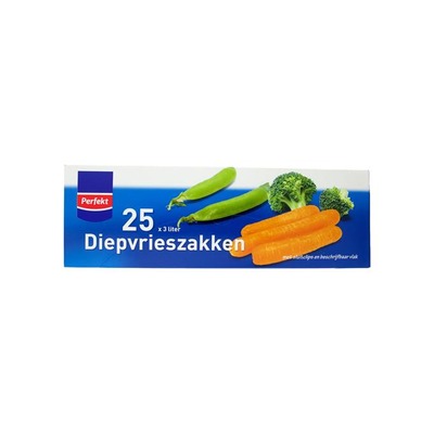 Huismerk diepvrieszakken 3 liter