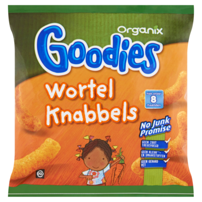 Organix Goodies wortel chips 12+