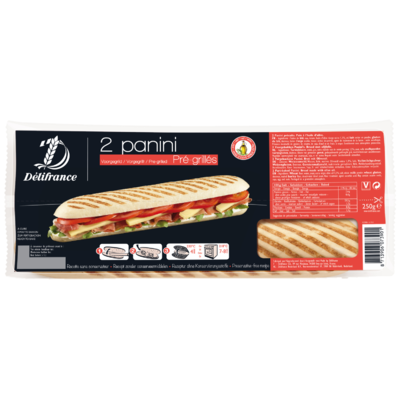 Délifrance Panini broodjes 2 stuks