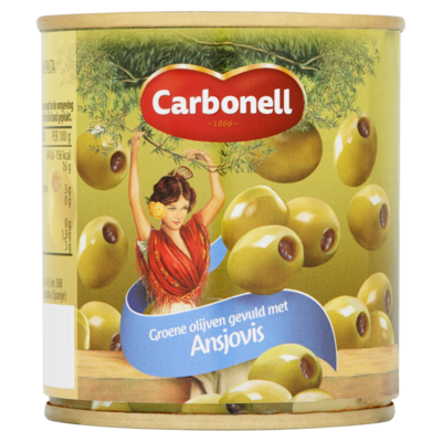 Carbonell Olijven met ansjovis