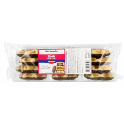 Jan Linders Mini sterwafels choco