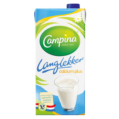 Campina Langlekker calcium plus halfvolle melk