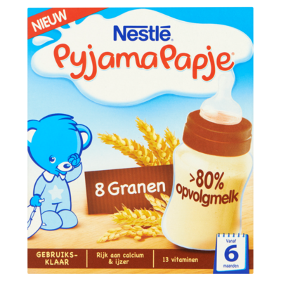 Nestle Pyjamapapje 8 granen 2-pak
