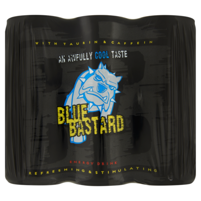 Blue Bastard Energy Drink 6 x 250 ml