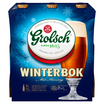 Grolsch Winterbok Flessen 3 x 30 cl