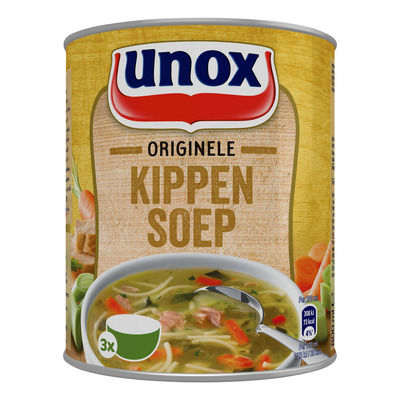 Unox Soep in blik stevige kippensoep