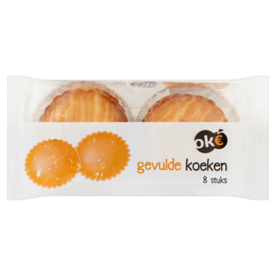 Budget Huismerk Gevulde Koeken 8 Stuks 400 g