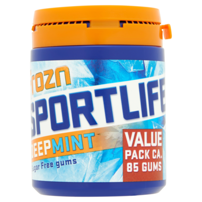 Sportlife Frozn Deepmint Suikervrij Kauwgom Pot 119 g