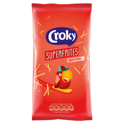 Croky Superfrites Naturel 150 g
