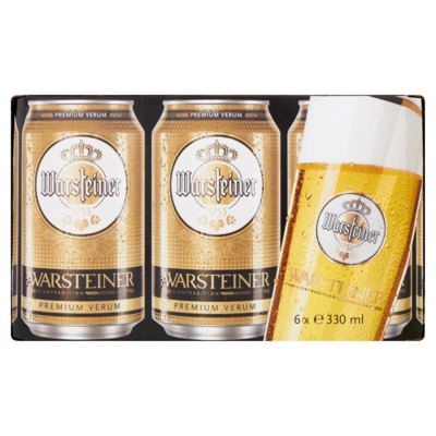Warsteiner Bier 6 x 33cl