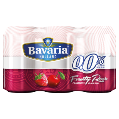 Bavaria 0.0% Fruity Rosé Blik 6 x 33 cl