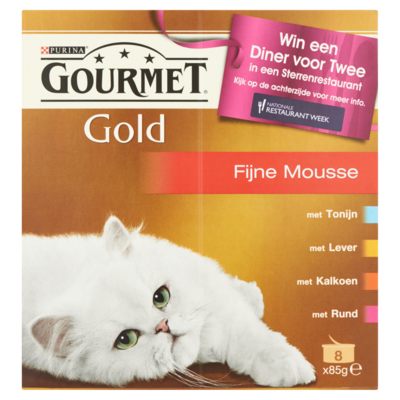 Gourmet Gold mousse rood 8x 85 gram