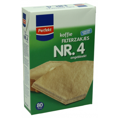 Perfekt Koffiefilters nr. 4 natuur