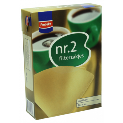 Perfekt Koffiefilters nr. 2 natuur