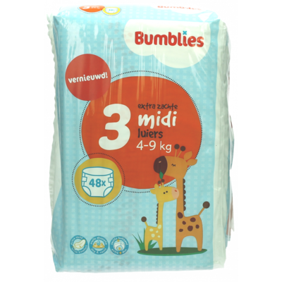 Bumblies Luiers midi 4-9 kilogram