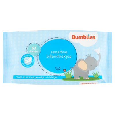Bumblies Babydoekjes sensitive navulling