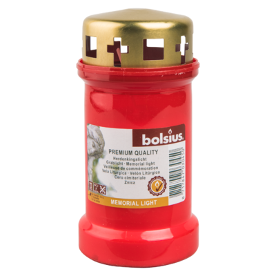 Bolsius Herdenkingslicht met deksel