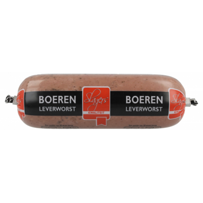 Slagerskwaliteit Boerenleverworst