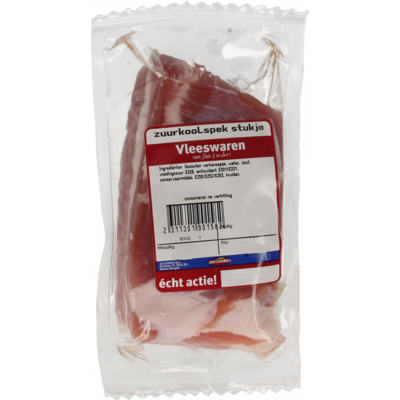 ZUURKOOLSPEK-STUKJE 250GR