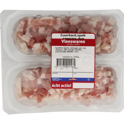 Zandbergen Zuurkoolspekreepjes duo