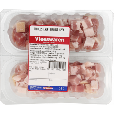 Zandbergen Dobbelsteentjes gerookte spek duo