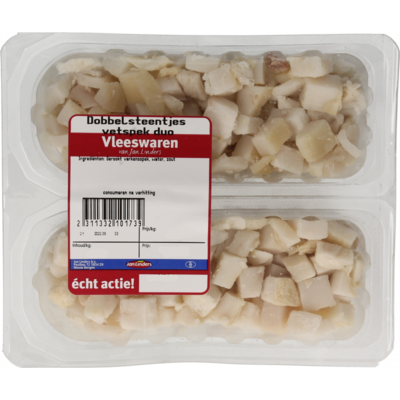 Zandbergen Dobbelsteentjes vette spek duo