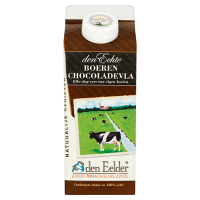 Den Eelder den Echte Boeren Chocoladevla 0,75 L