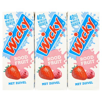 Wicky Rood Fruit 6 x 0,20 L