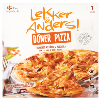 Lekker & anders ! Pizza döner