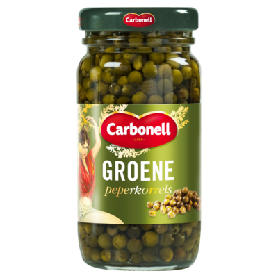 Carbonell Groene peperkorrels 100 gram