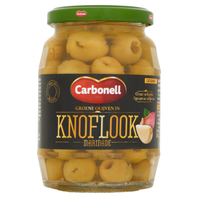 Carbonell Olijven knoflookmarinade 534 gram
