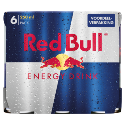 Red Bull Energy Drink Voordeelverpakking 6 x 250 ml