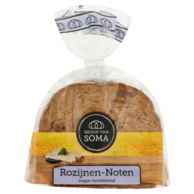 Soma Rozijnen-noten roggebrood
