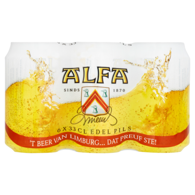 Alfa Edel Pils Blikken 6 x 33 cl