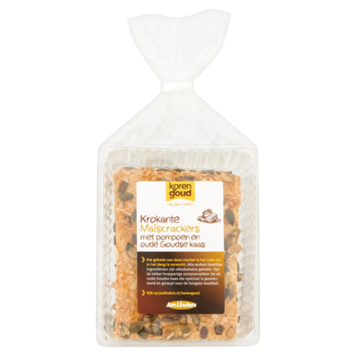 Korengoud Crackers pompoen-kaas