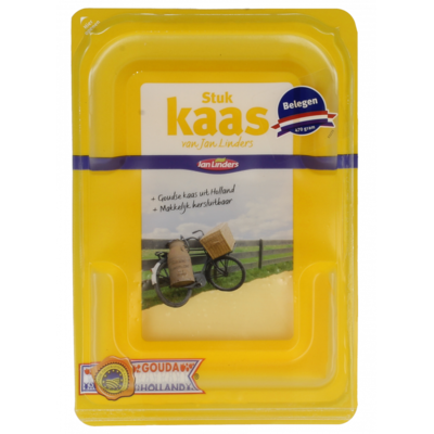 Jan Linders Belegen kaas stuk