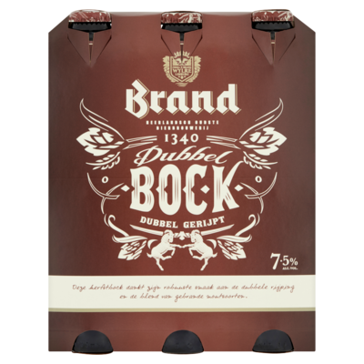 Brand Dubbelbock Bier Fles 6 x 30 cl