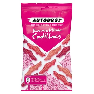 Autodrop Snoep Bosvruchtrode Cadillacs
