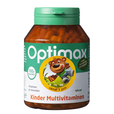 Optimax Kinder multivitaminen naturel