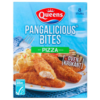 Queens Pangalicious bites pizza