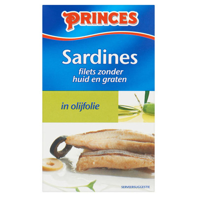 Princes Sardines zonder huid en graat