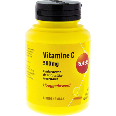 Roter Vitamine C 500 mg kauwtabletten citroen