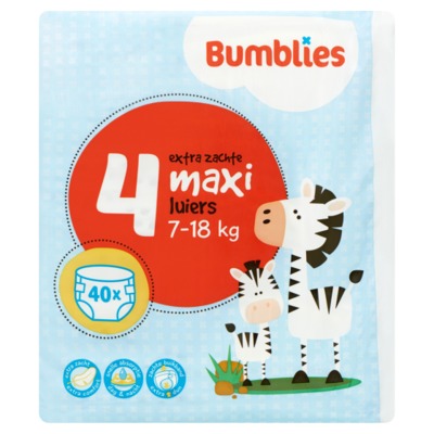 Bumblies luiers nr 4 maxi 40 stuks