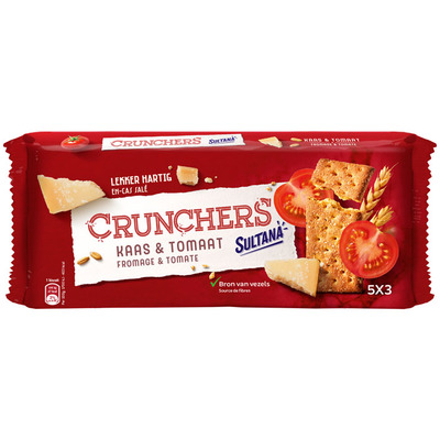 Sultana Crunchers kaas-tomaat