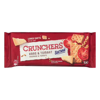 Sultana Crunchers kaas-tomaat